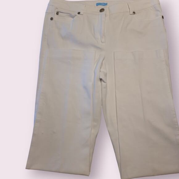 J. McLaughlin Lexi Jean White Denim Mid Rise Skinny Sz 6 EUC - Picture 6 of 8